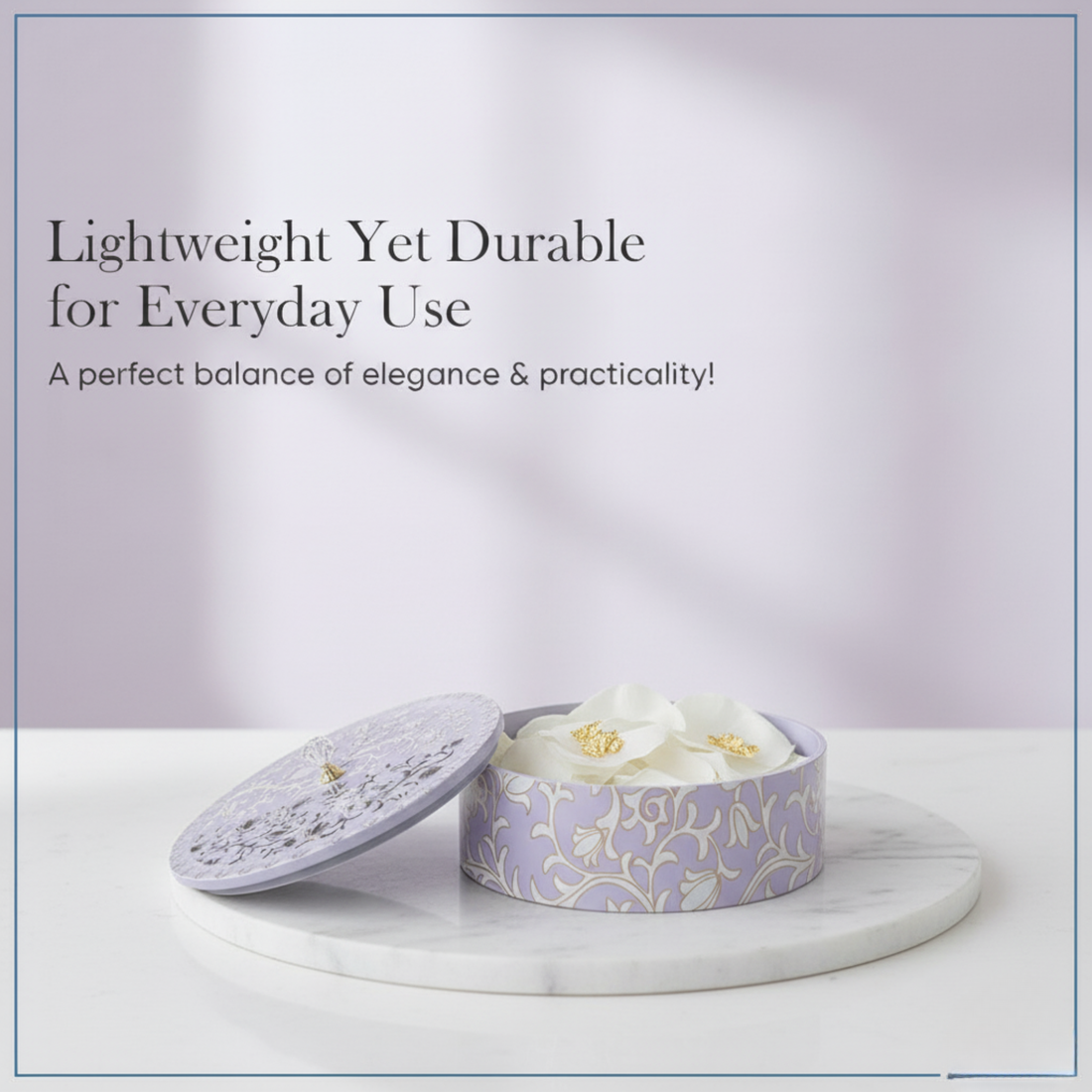 Wooden Casserole Set with Lid (9x9x4 Inches) | Premium Wood Chapati Box for Kitchen & Dining Table | Handmade Hot Casserole Bowl for Roti, Bread & Food Storage