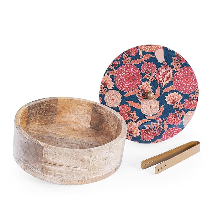 Amimashop Casserole Set with Lid & Tong