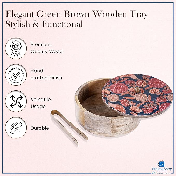 Amimashop Casserole Set with Lid & Tong
