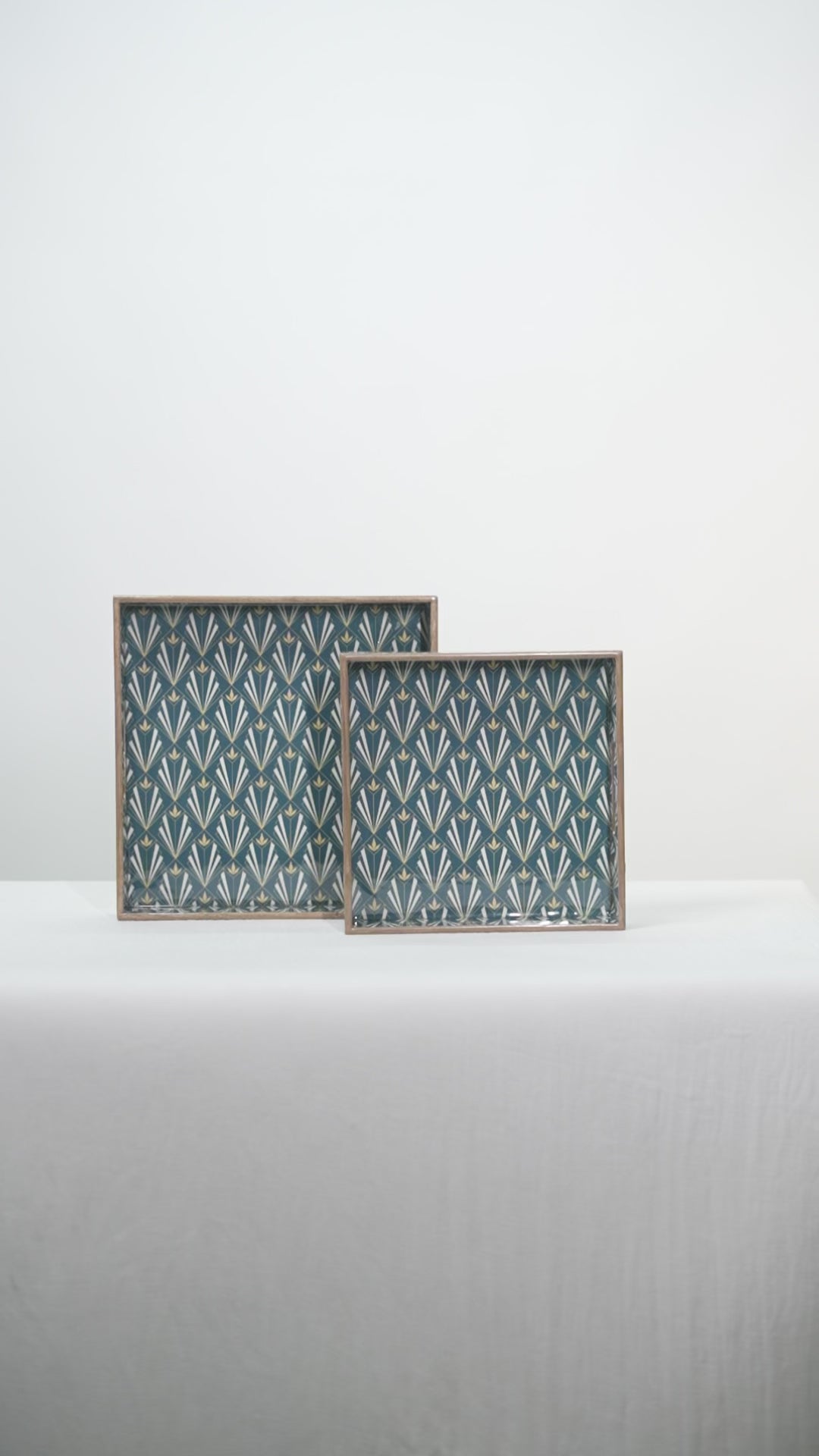 Wooden Serving Trays Set